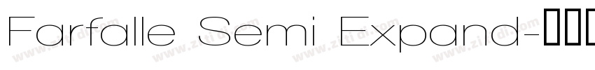 Farfalle Semi Expand字体转换 Farfalle Semi Expand字体转换